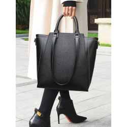 Cross-Border Handbag, High-Quality Large- Capacity Tote Bag, New Simple Women's...